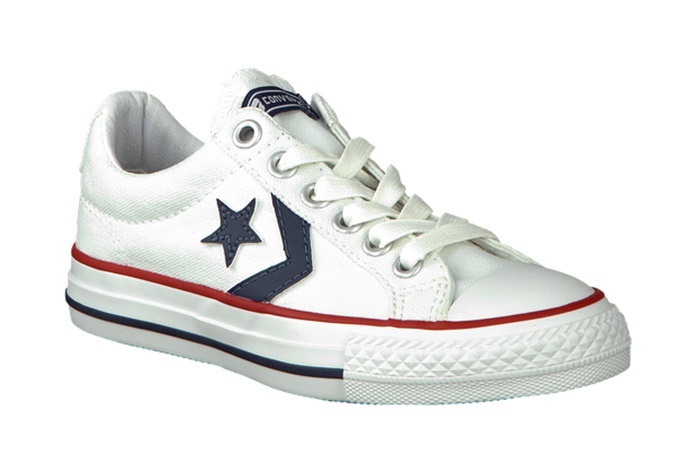 Converse blancas hotsell y azules