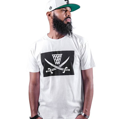 K1X Camiseta Pirate (blanco/negro)