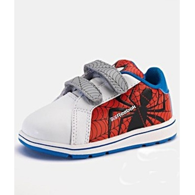 Reebok Versa NPC 2V Spiderman Infantil (blanco/rojo/azul)