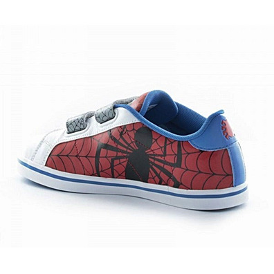 Reebok Versa NPC 2V Spiderman Infantil (blanco/rojo/azul)