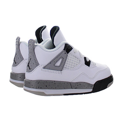 Jordan 4 Retro Bt "White Cement" (104/white/red/black/silver)