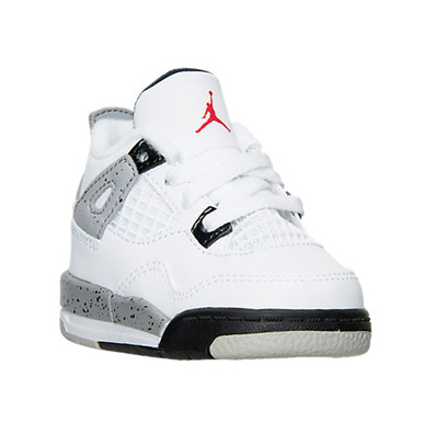 Jordan 4 Retro Bt "White Cement" (104/white/red/black/silver)