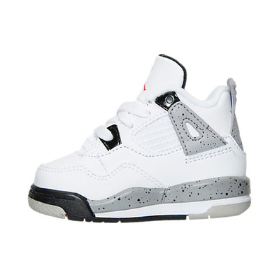 Jordan 4 Retro Bt "White Cement" (104/white/red/black/silver)