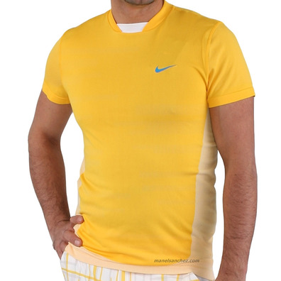 Nike Camiseta Nadal Rush and Crush Victory (amarillo/blanco)