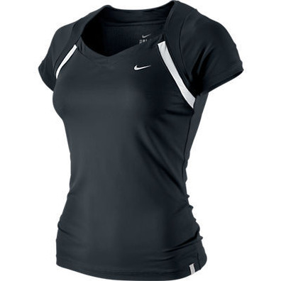 Nike Border SS Top Mujer (010/negro)