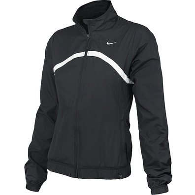 Nike Chaqueta Mujer Border Woven Tennis Jacket (010/negro)