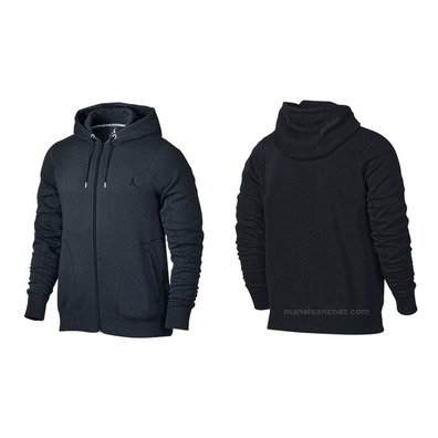 Jordan Sudadera Capucha 23/7 Full Zip Hoody (010/negro)