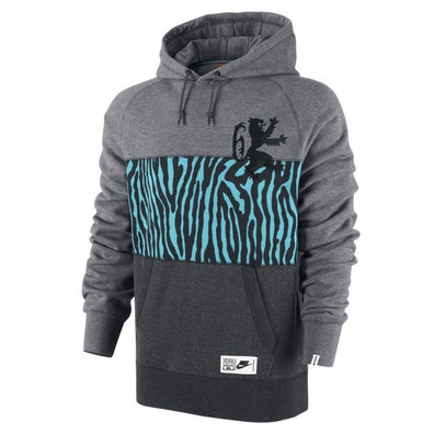 Sudadera Capucha Lebron Safari PRT (091/gris/azul/antracita)