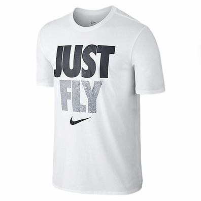 Nike Camiseta "Just Fly" (100/blanco/negro)