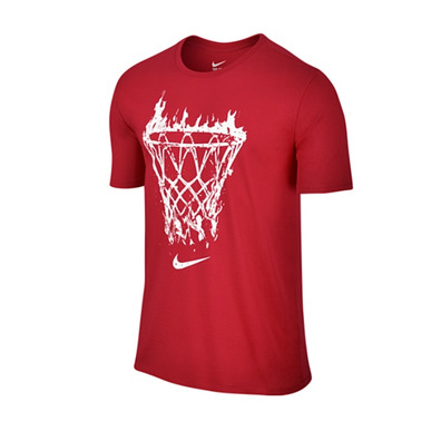 Nike Camiseta Net Flame (657/rojo/blanco)