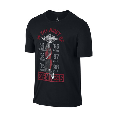 Jordan Camiseta In The Midst Of Greatness (010/negro/rojo/blanco)