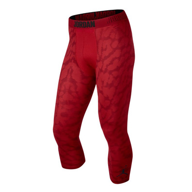 Jordan AJ All Season Compression Three-Quarter (687/rojo/negro)