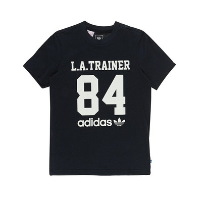 Adidas Originals Junior Camiseta L.A Trainer Logo Essentials (marino/blanco)