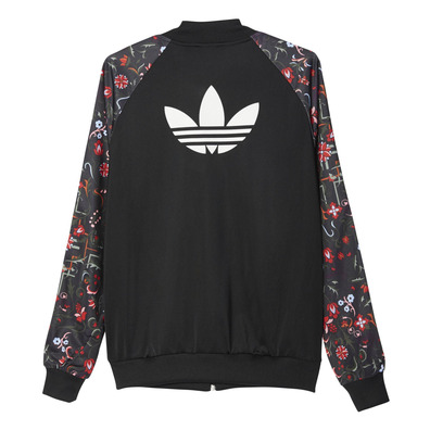 Adidas Originals Mujer Chaqueta Superstar TT Printed Flower (negro/multicolor)