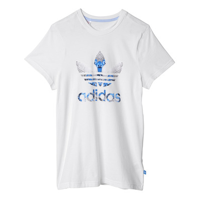 Adidas Originals Junior Camiseta Superstar Jungle (blanco/multicolor)