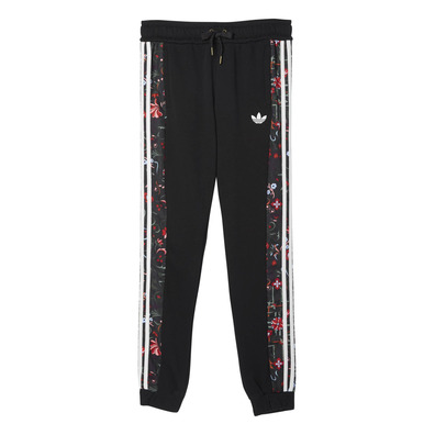 Adidas Originals Mujer Pantalón Moscow Printed Flower Soft Cuffed (negro/multicolor)