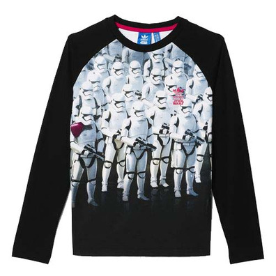 Adidas Originals Junior Camiseta Star Wars Villain (blanco/negro)