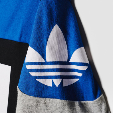 Adidas Originals Camiseta Junior Basketball (azul/negro/gris/blanco)