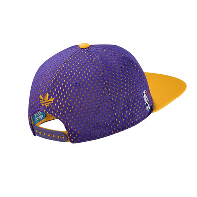 Adidas Originals Gorra L.A Lakers Cap Snapback (purpura/amarillo)