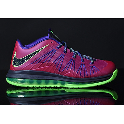 Nike Air Max Lebron X Low "Fireberry" (601/raspberry/lima/negro)