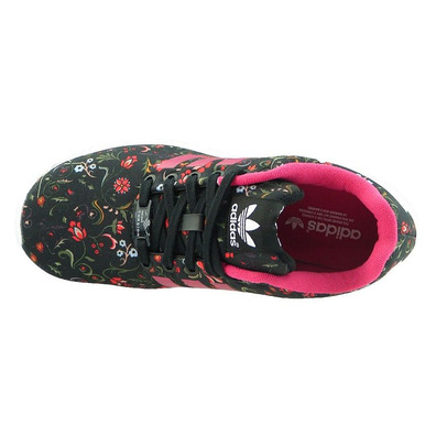 Adidas Originals Mujer ZX Flux "Flower" (negro/rosa)