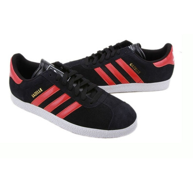 Adidas Gazelle 2 (negro/rojo)