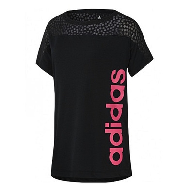 Adidas Camiseta Mujer Reload L IMAGE T (Negro/Rosa)