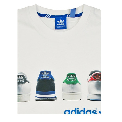 Adidas Originals Camiseta Shoe Tab (Blanco)