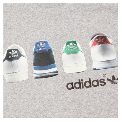 Adidas Originals Camiseta Shoe Tab (Gris)