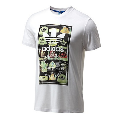 Adidas Originals Camiseta Tongue Lab (Blanco)