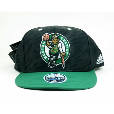 Adidas Gorra Flatbrim Boston Celtics Bordada(negro/verde/blanco)