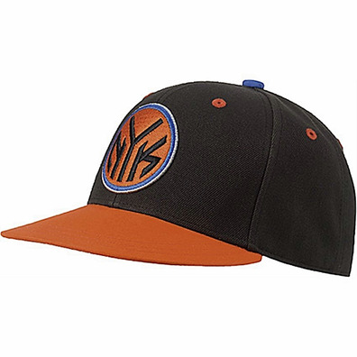 Gorra NBA Fitted Knicks (negro/naranja/azul)