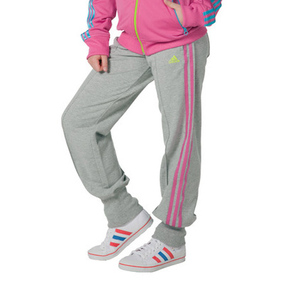 Adidas Pantalón YG Reinvented KN (gris/rosa)