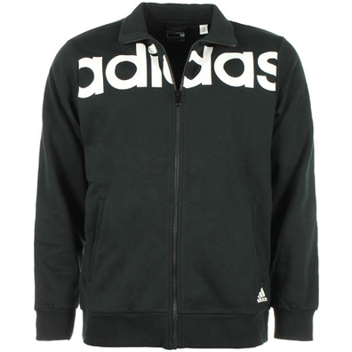 Adidas Sudadera Hombre Sport Liner Track Top FZ (negro/blanco)