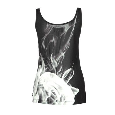 Adidas Originals Camiseta White Smoke Layr Tank Rita Ora (negro/blanco)