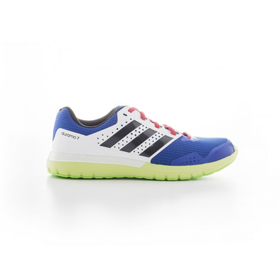 Adidas Duramo 7 M (azul/lima/blanco/fucsia/negro)