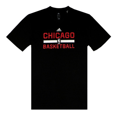 Adidas Camiseta NBA Wear Training HPS Game Chicago Bulls (negro)