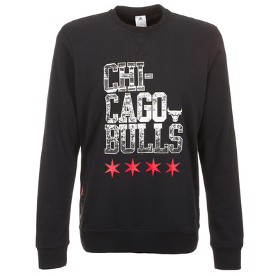 Adidas Sudadera NBA Graphic Chicago Bulls (negro)