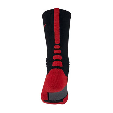 Calcetines Nike Hyper Elite Basket Crew (002/negro/rojo/gris)