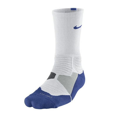 Calcetines Nike Hyper Elite Basket Crew (143/blanco/royal)