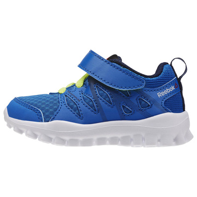 Reebok Infantil Realflex Train 4.0 (azul/blanco/lima)