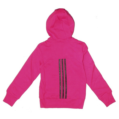 Adidas Sudadera Niña Young Girl B FZ H (rosa ultra/negro )