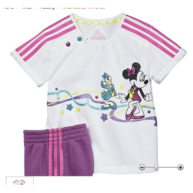 Adidas Conjunto Bebé Disney Minnie Olimpycs (blanco/purpur/rosa)