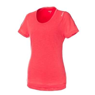 Reebok Camiseta Doble SWL LAY TEE (Coral)