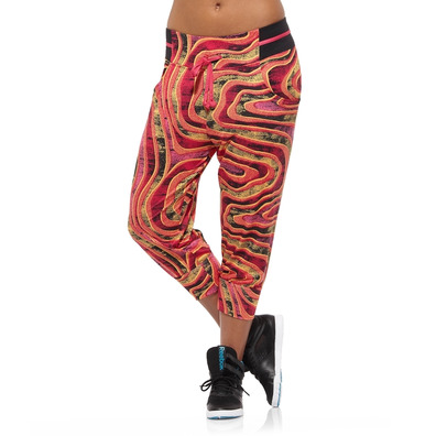 Reebok Capri Mujer Own Mix (rosa/negro/ama)