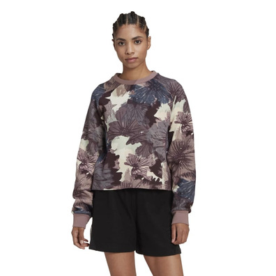 Adidas Allover Print Sweatshirt