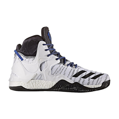 Adidas D Rose 7 Primeknit "Thunderbolt" (white/black/azulón)