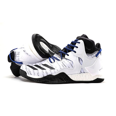 Adidas D Rose 7 Primeknit "Thunderbolt" (white/black/azulón)