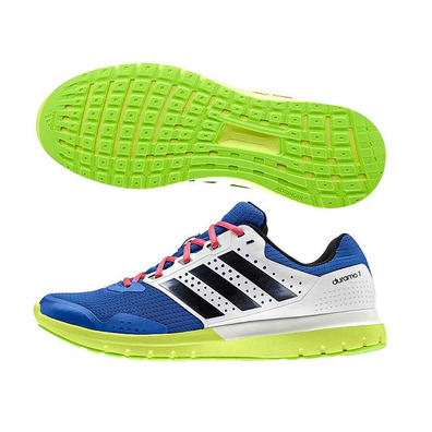 Adidas Duramo 7 M (azul/lima/blanco/fucsia/negro)