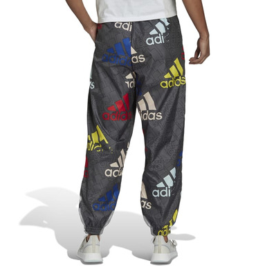 Adidas Essentials Multi-Colored Logo Loose Fit Woven Pants